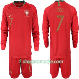 Portugal Dres FIGO 7 Dječji Domaći Svjetsko prvenstvo 2018 Dugim Rukavima